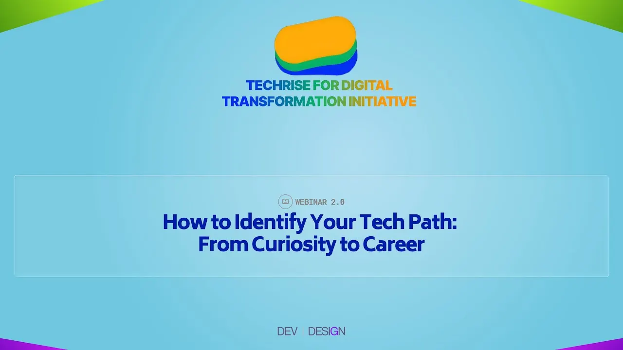 How to Identify Your Tech Path: From Curiosity to Career